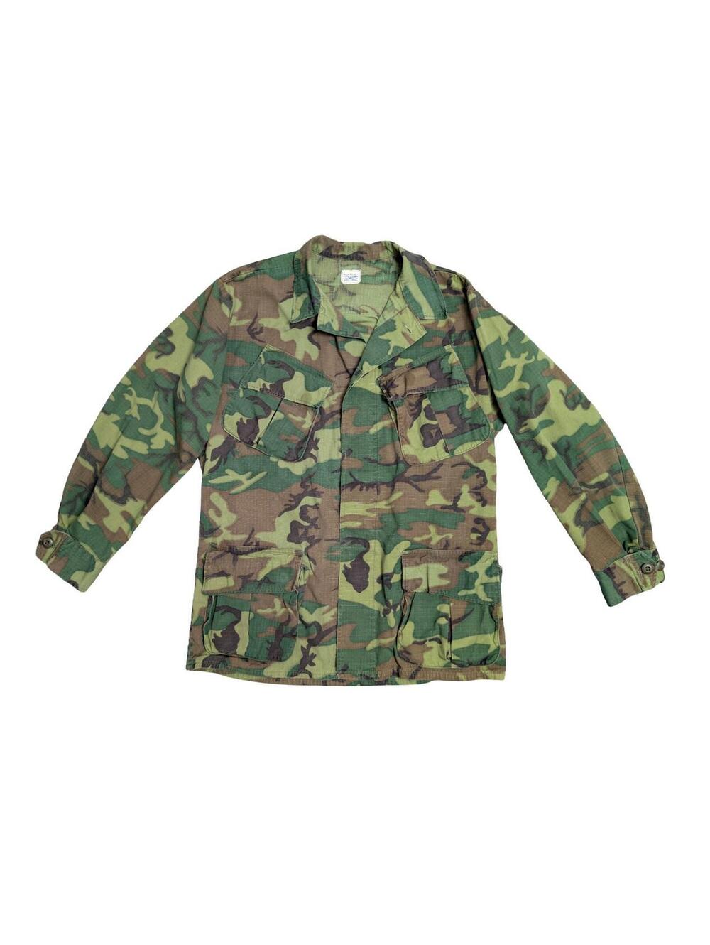 ERDL 1969 Date Lowland Combat Coat Vietnam Era - Medium